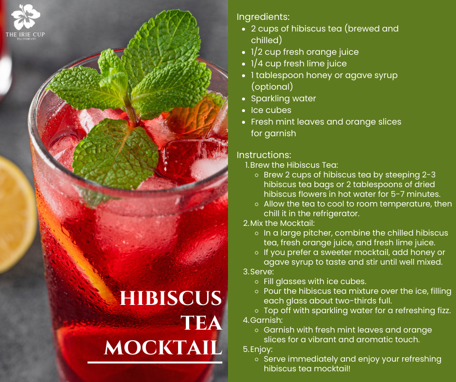 Hibiscus Tea Mocktail