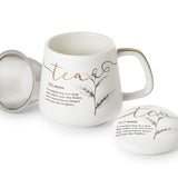 New Bone China "Tea" Mug Set – Modern Elegance for the Everyday Cup