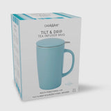 Pastel Blue Tea infuser mug 16 oz