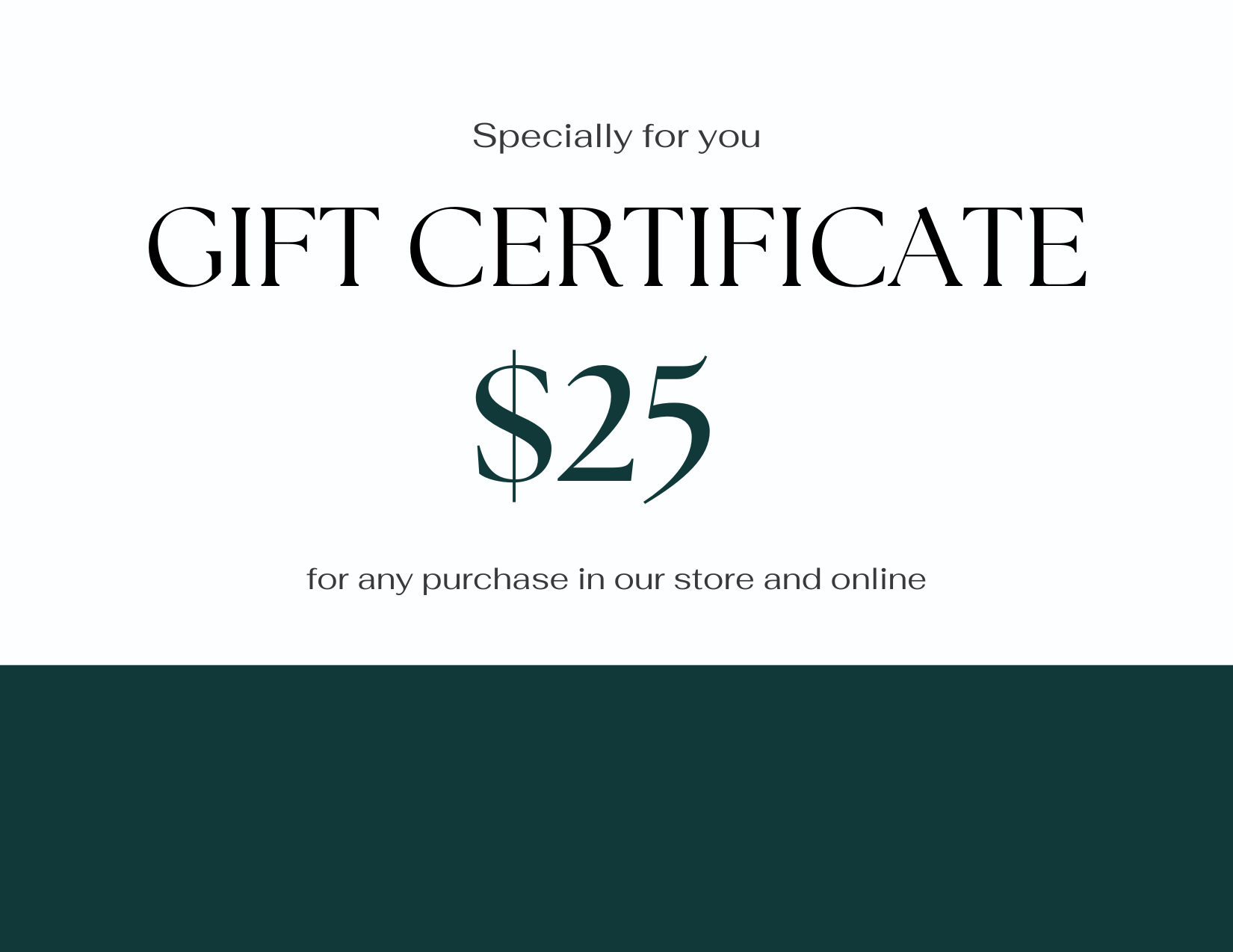 Irie Cup Gift Certificate