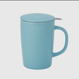 Pastel Blue Tea infuser mug 16 oz