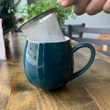 Oasis Mug – Loose-Leaf Tea Mug with Infuser and Lid