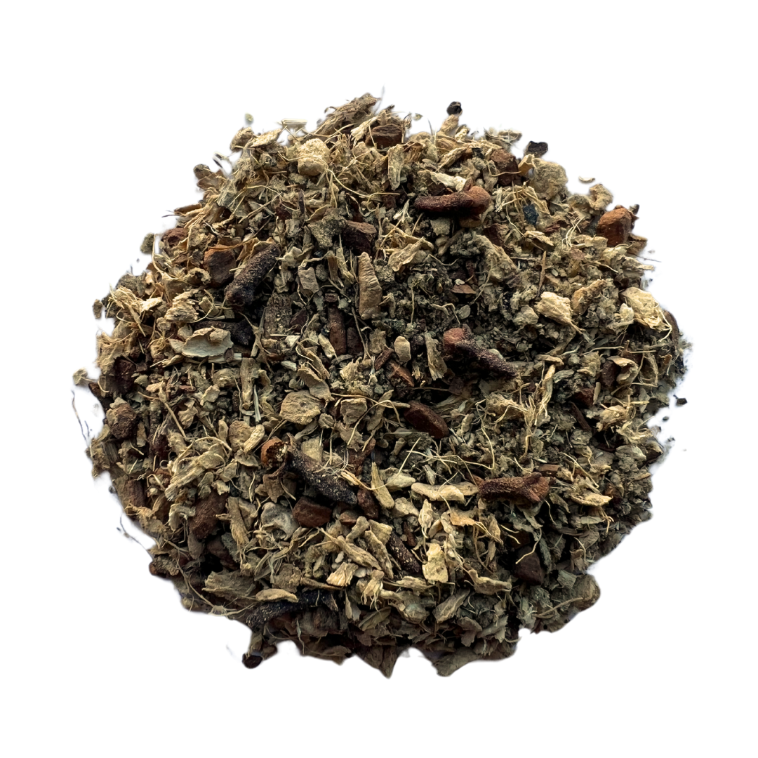 Herbal tea with ginger and cinnamon