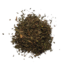 Organic peppermint leaves for herbal tea,